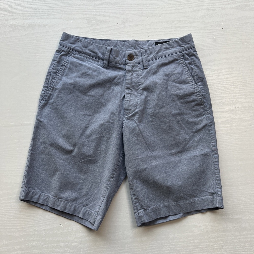 Bonobos Standard Fit Oxford Chino Shorts Blue 9 Inch Inseam Mens 29